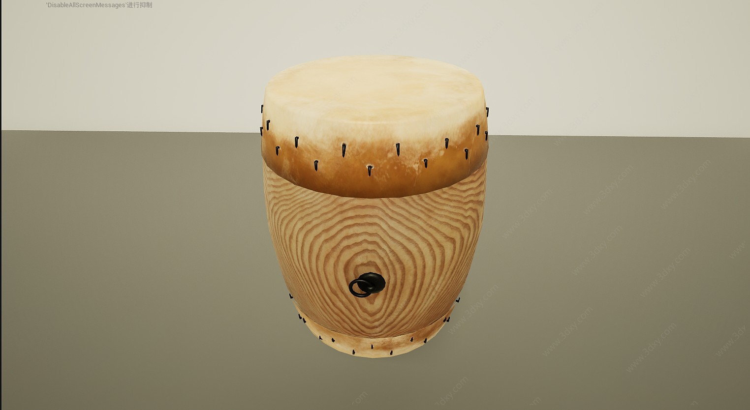 文物古代乐器鼓3D模型