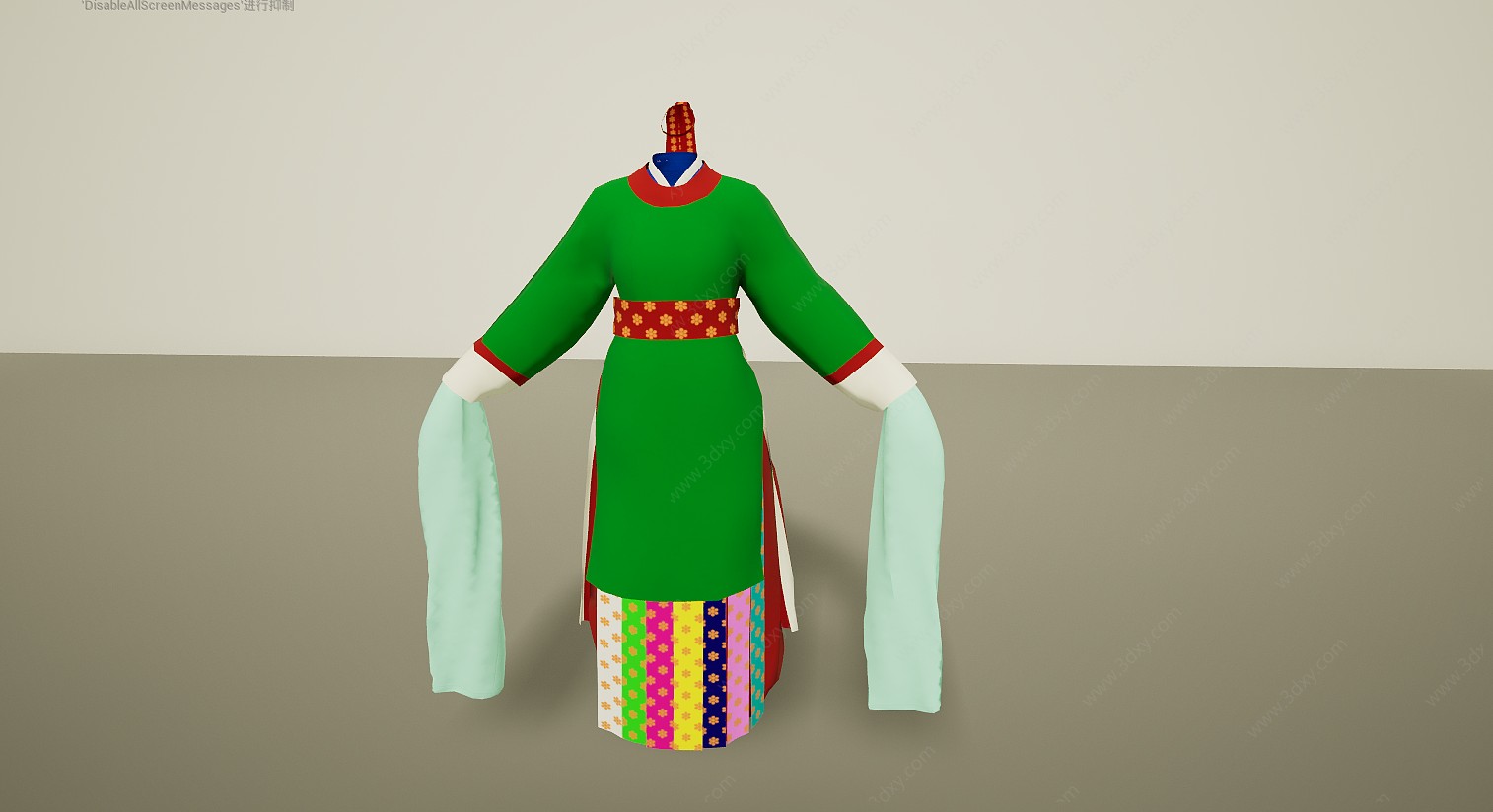 文物古代衣服服饰3D模型