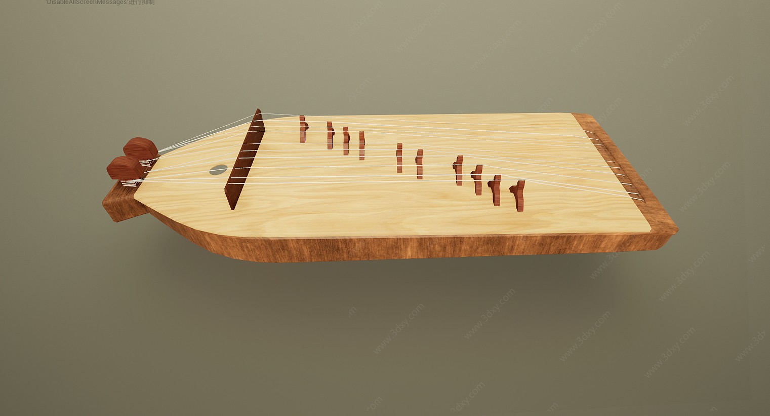 乐器琴3D模型