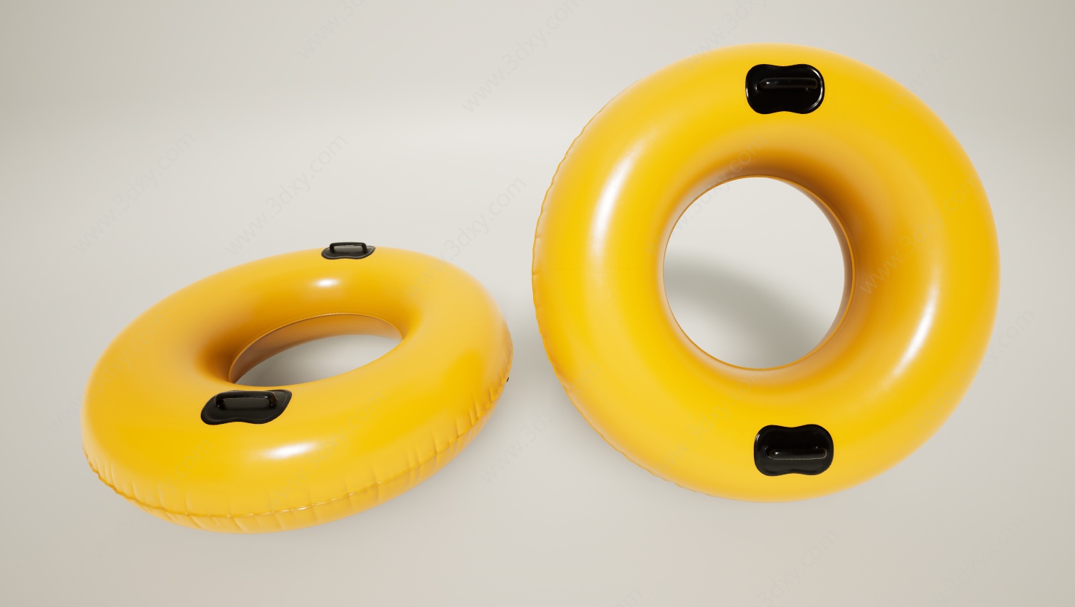 游泳充气救生圈3D模型