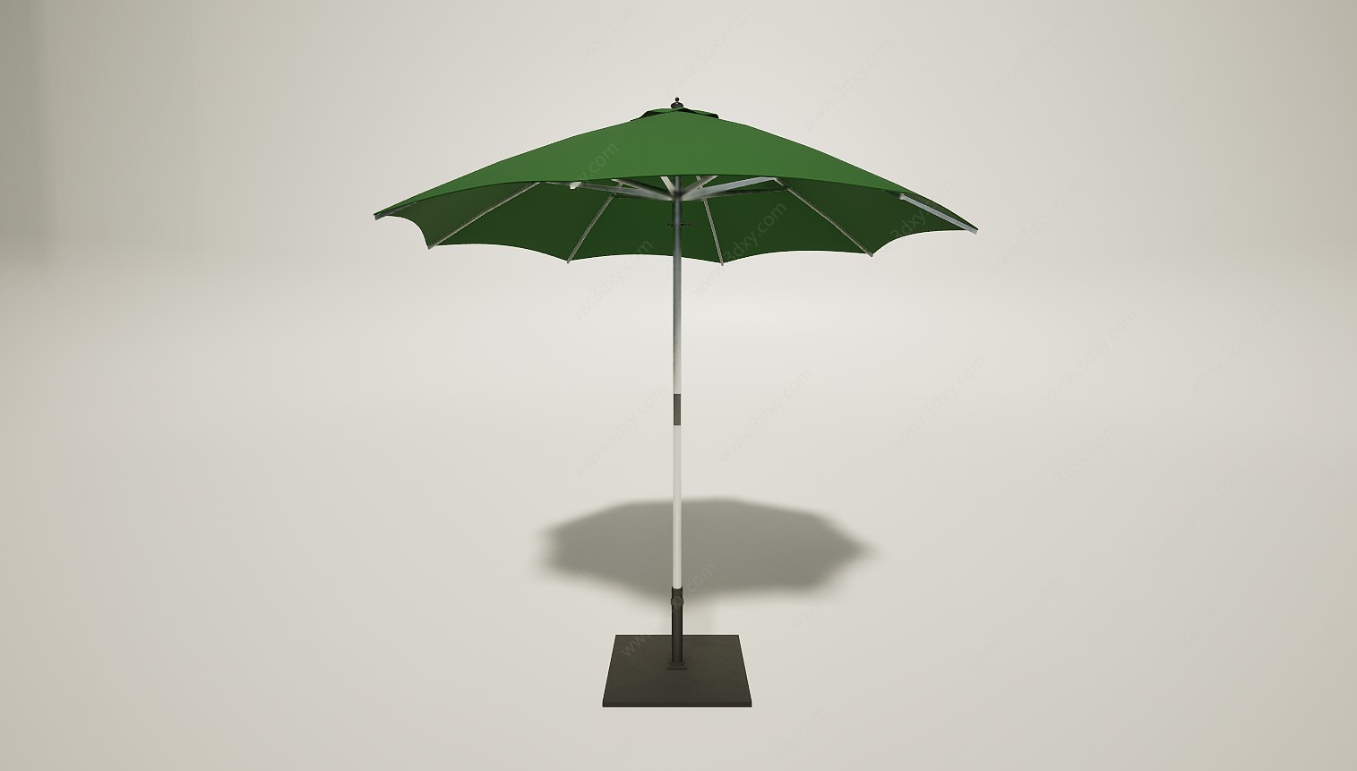 户外庭园遮阳伞3D模型