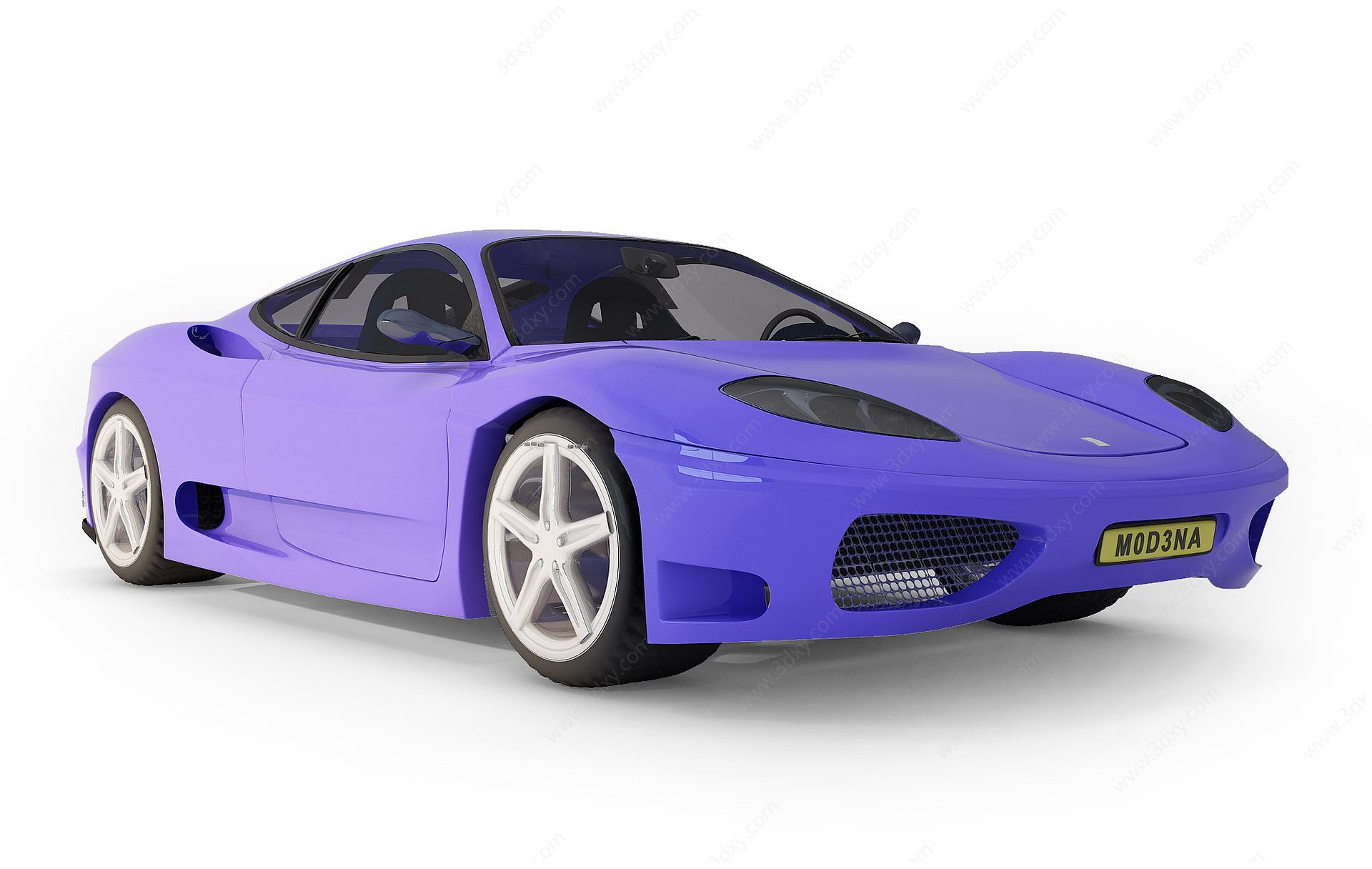 现代法拉利跑车3D模型