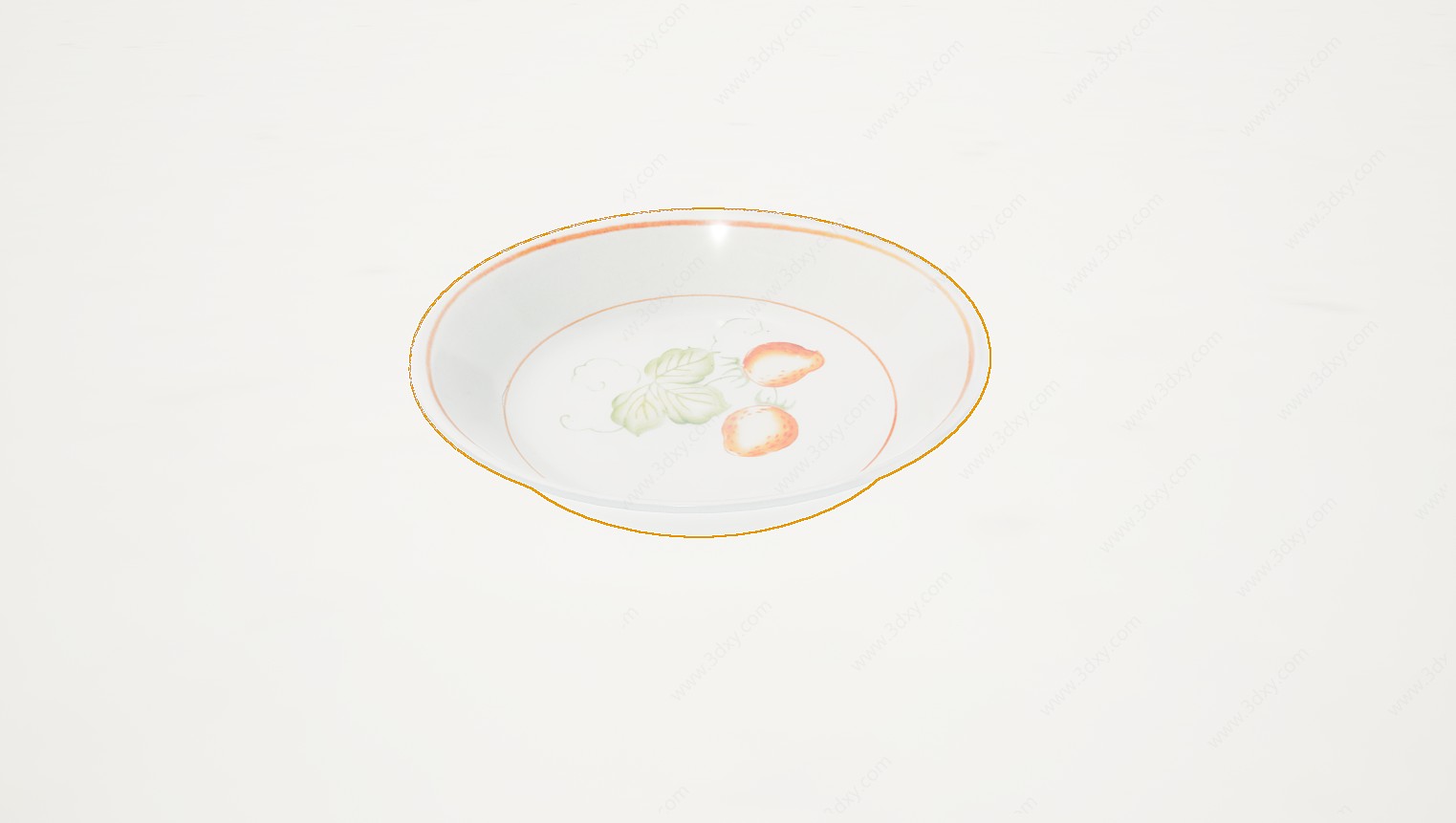 餐具瓷器盘子3D模型