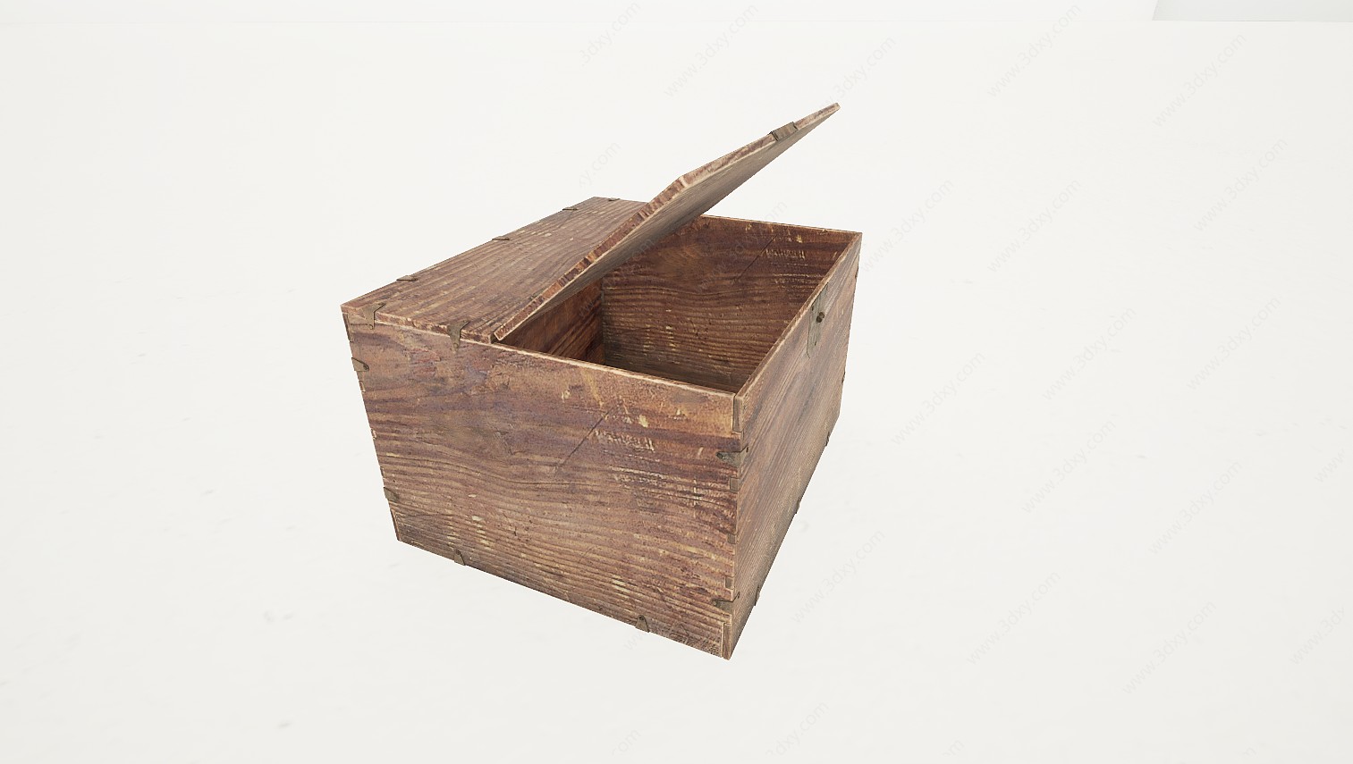 木头箱子3D模型
