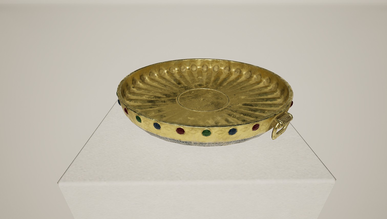 文物铜器金器盘子碗3D模型