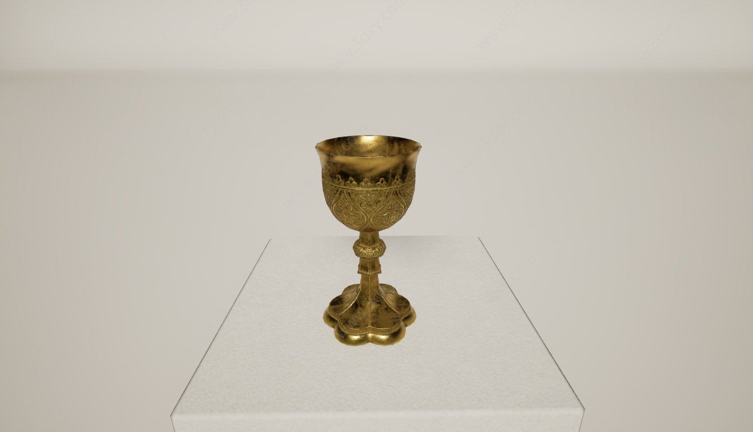 古代文物酒杯水杯茶杯铜器3D模型