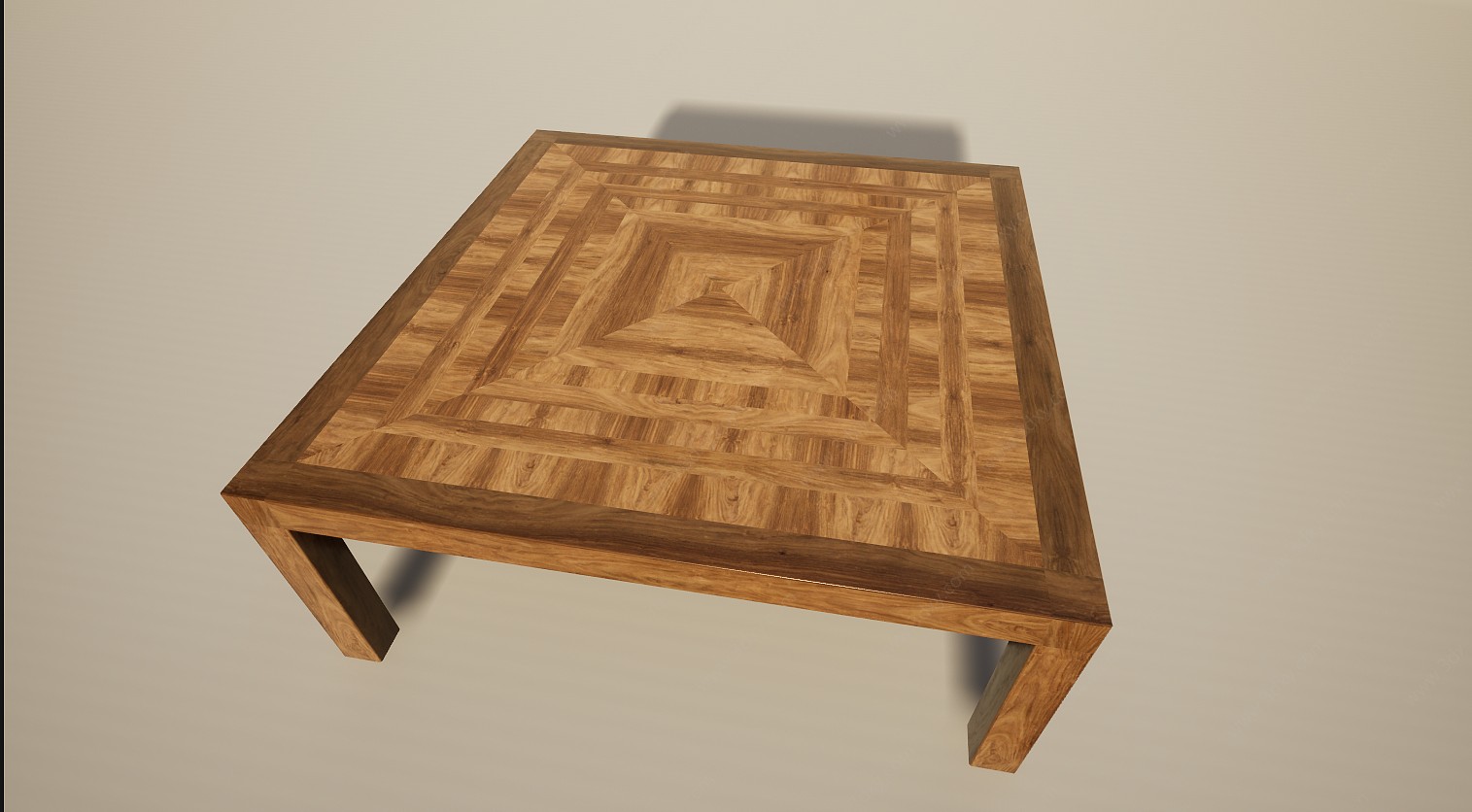 实木茶几榻榻米小饭桌3D模型