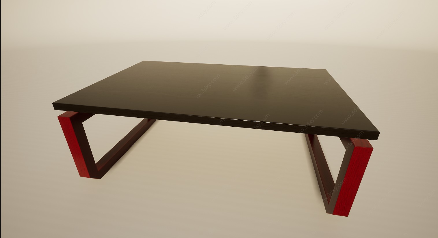 阳台飘窗榻榻米小桌子炕桌3D模型