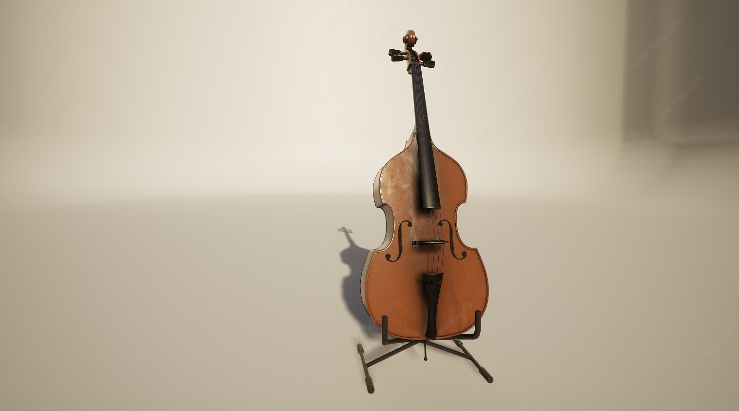 音乐设备乐器大提琴3D模型