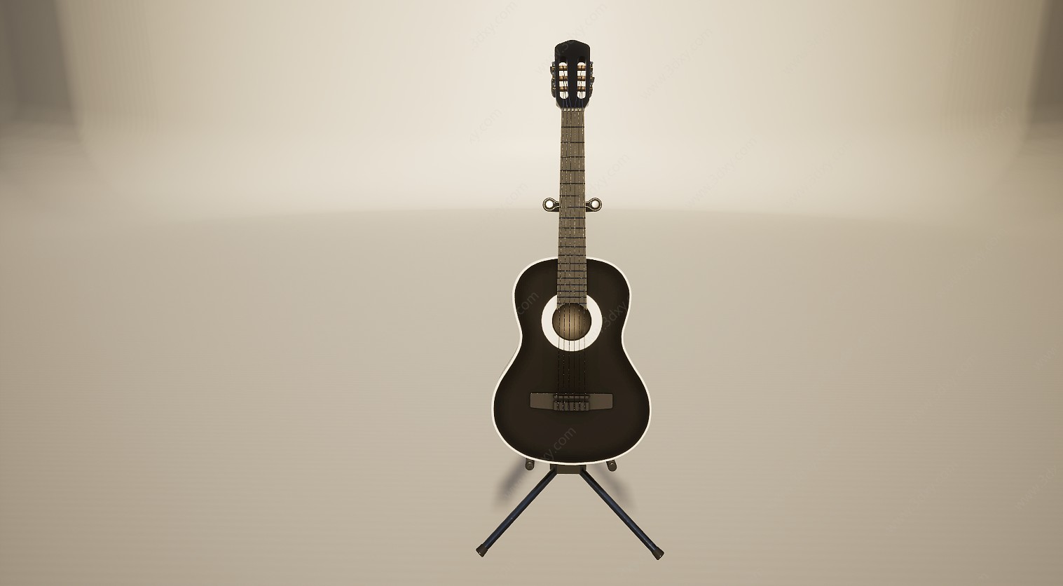 音乐设备乐器吉他3D模型