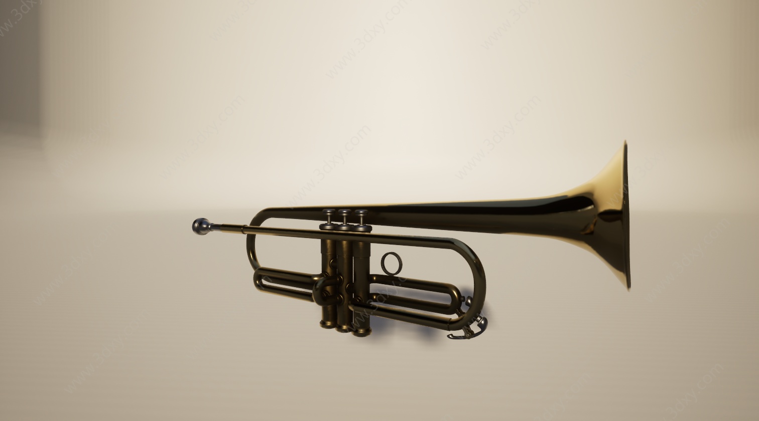 音乐设备乐器小号3D模型