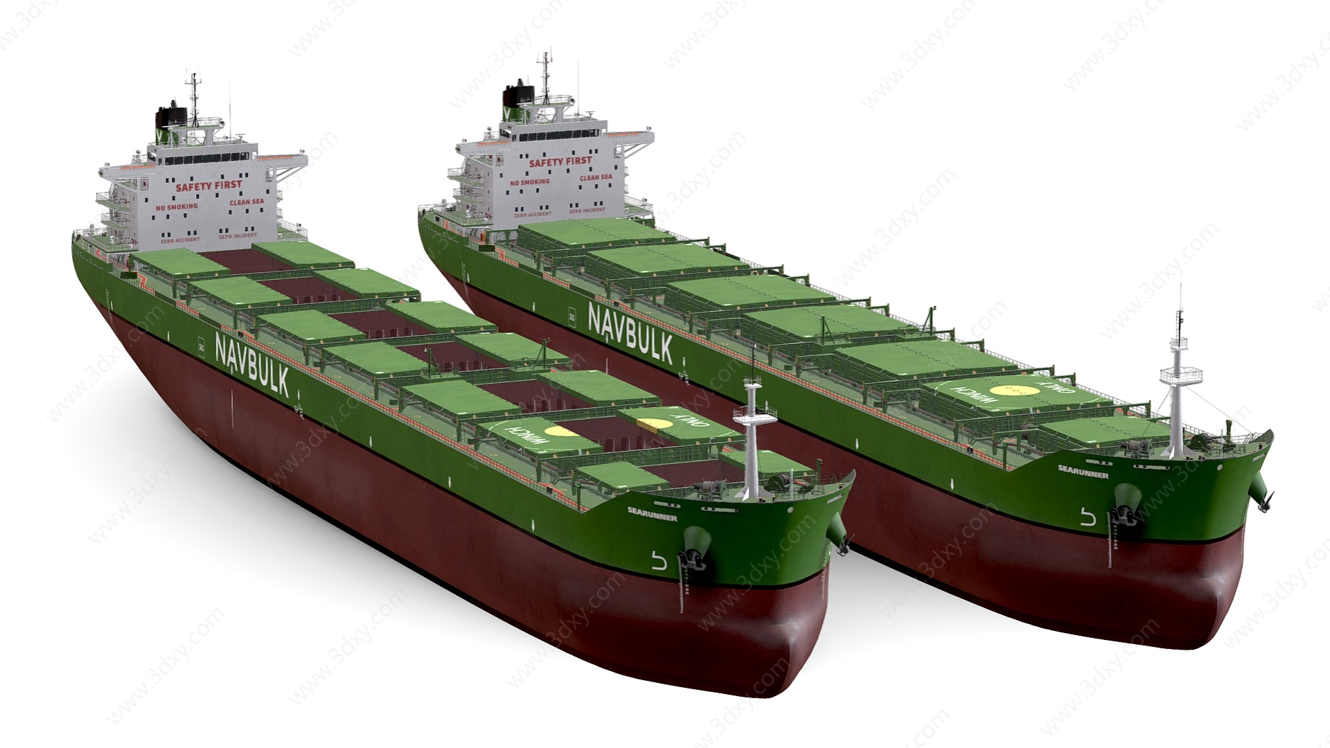 货船轮船货轮3D模型