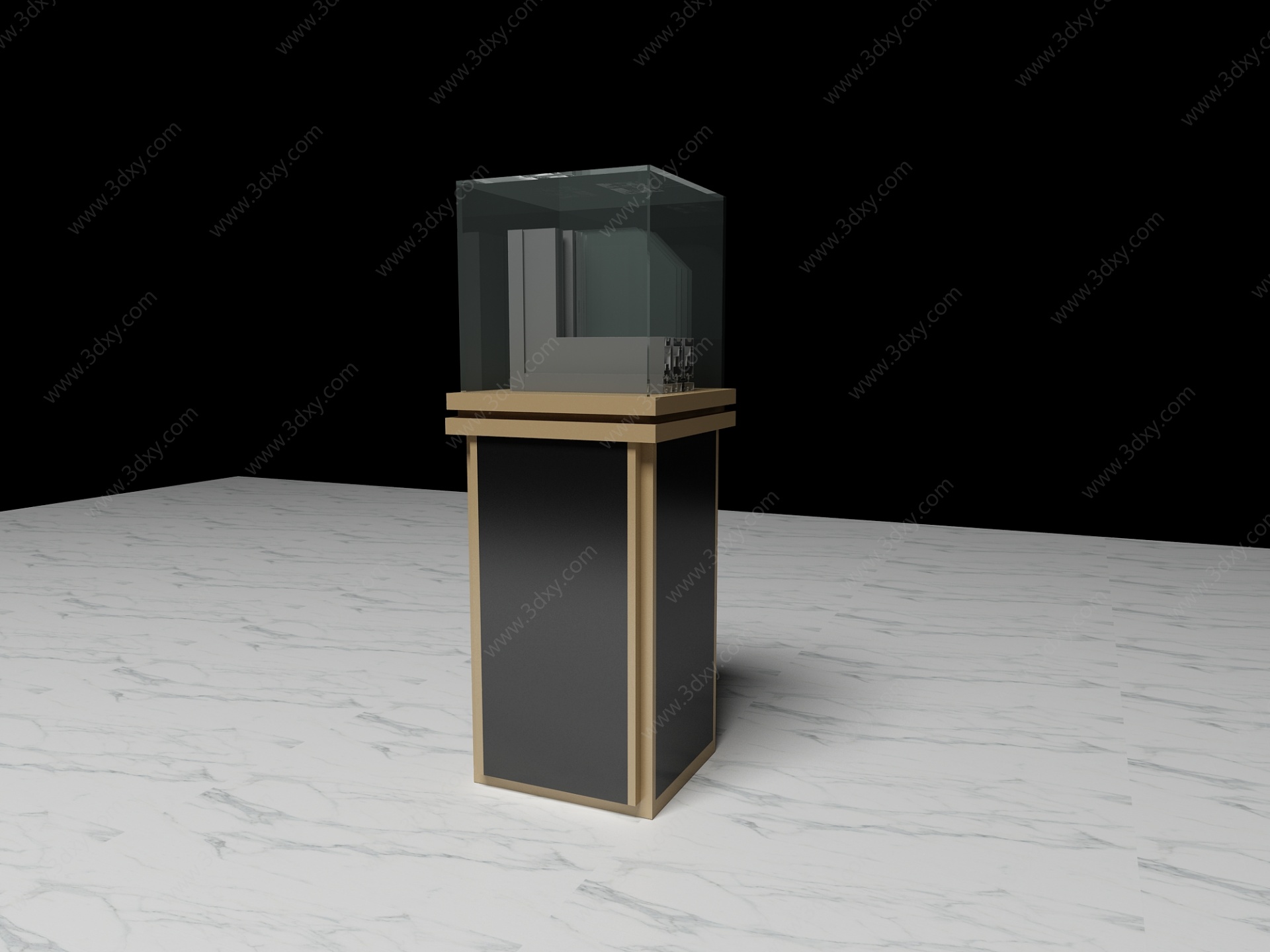 玻璃展柜3D模型