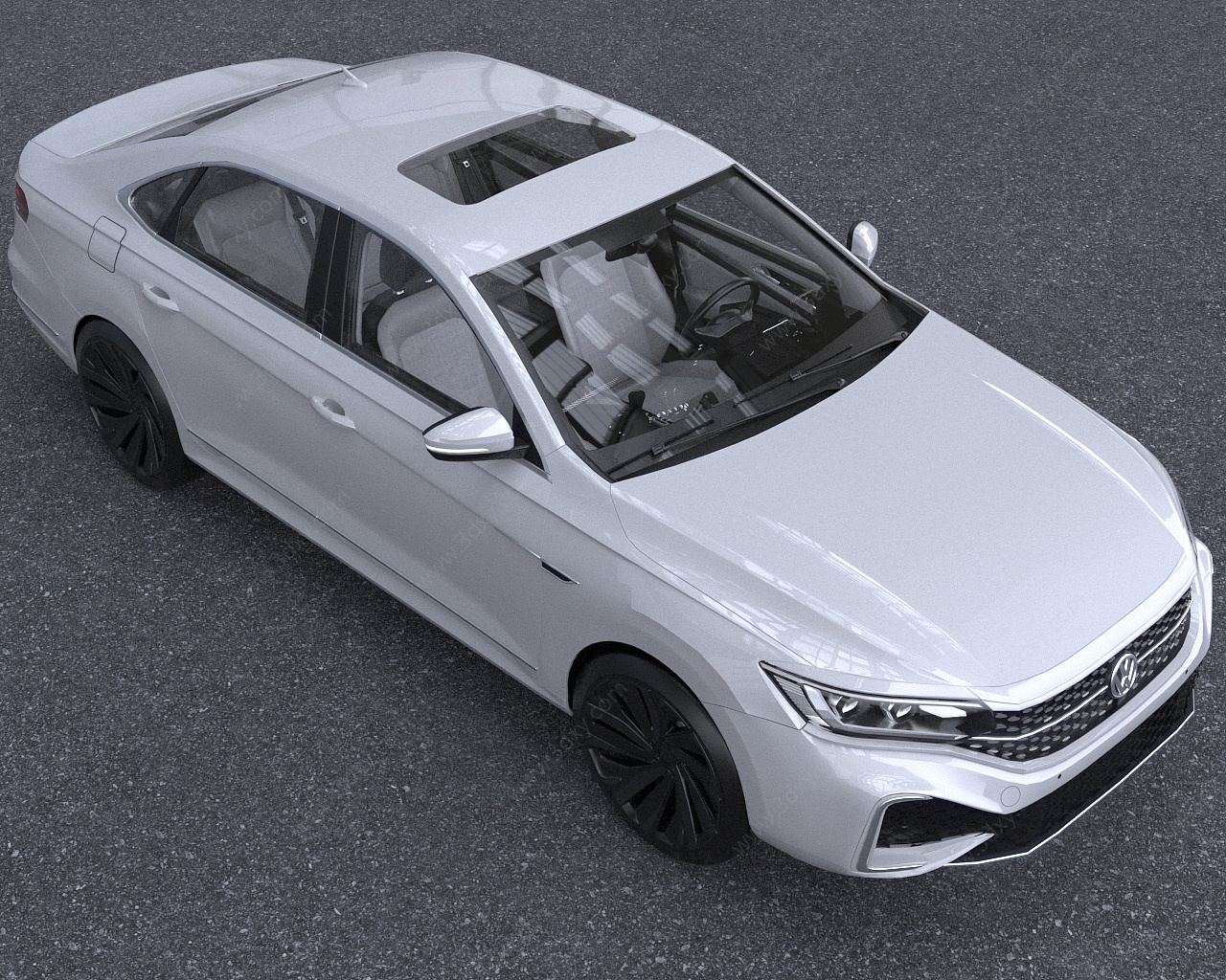大众帕萨特汽车轿车3D模型