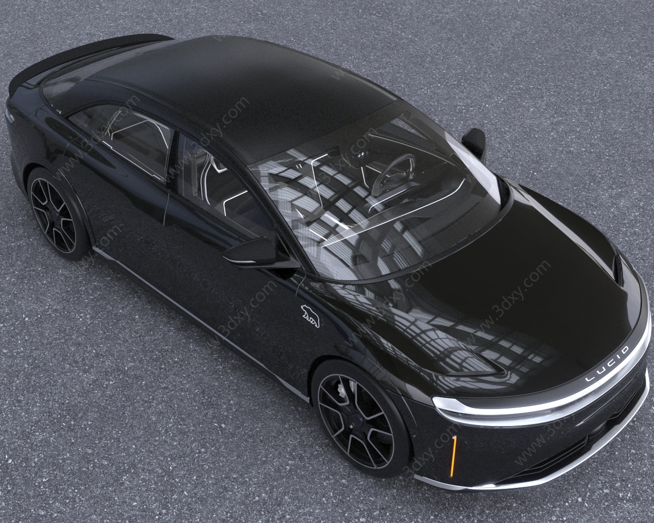 路西德汽车低配版3D模型