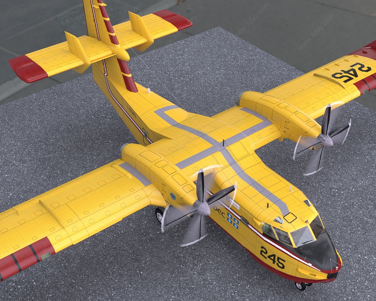 水上飞机3D模型