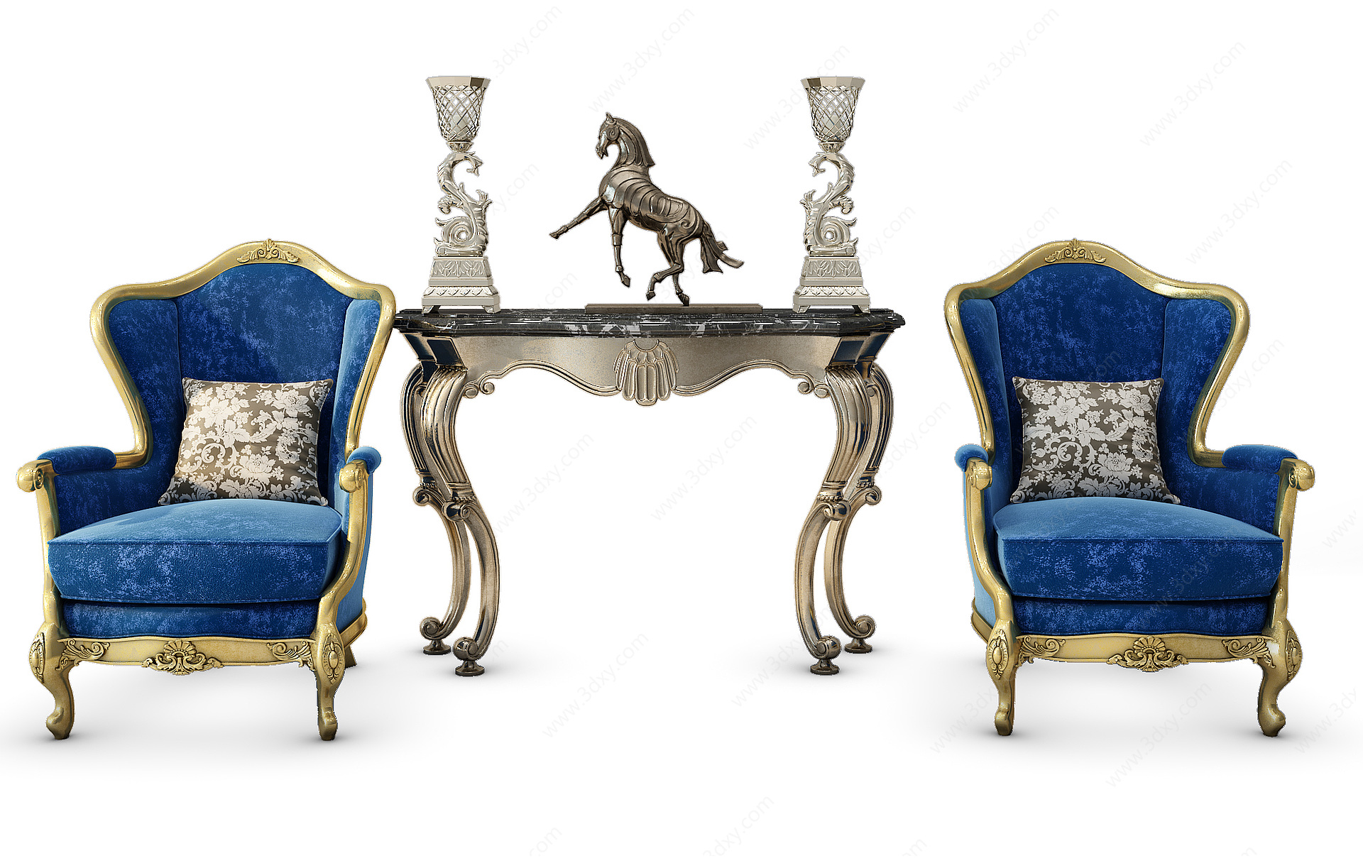 欧式古典欧式沙发3D模型