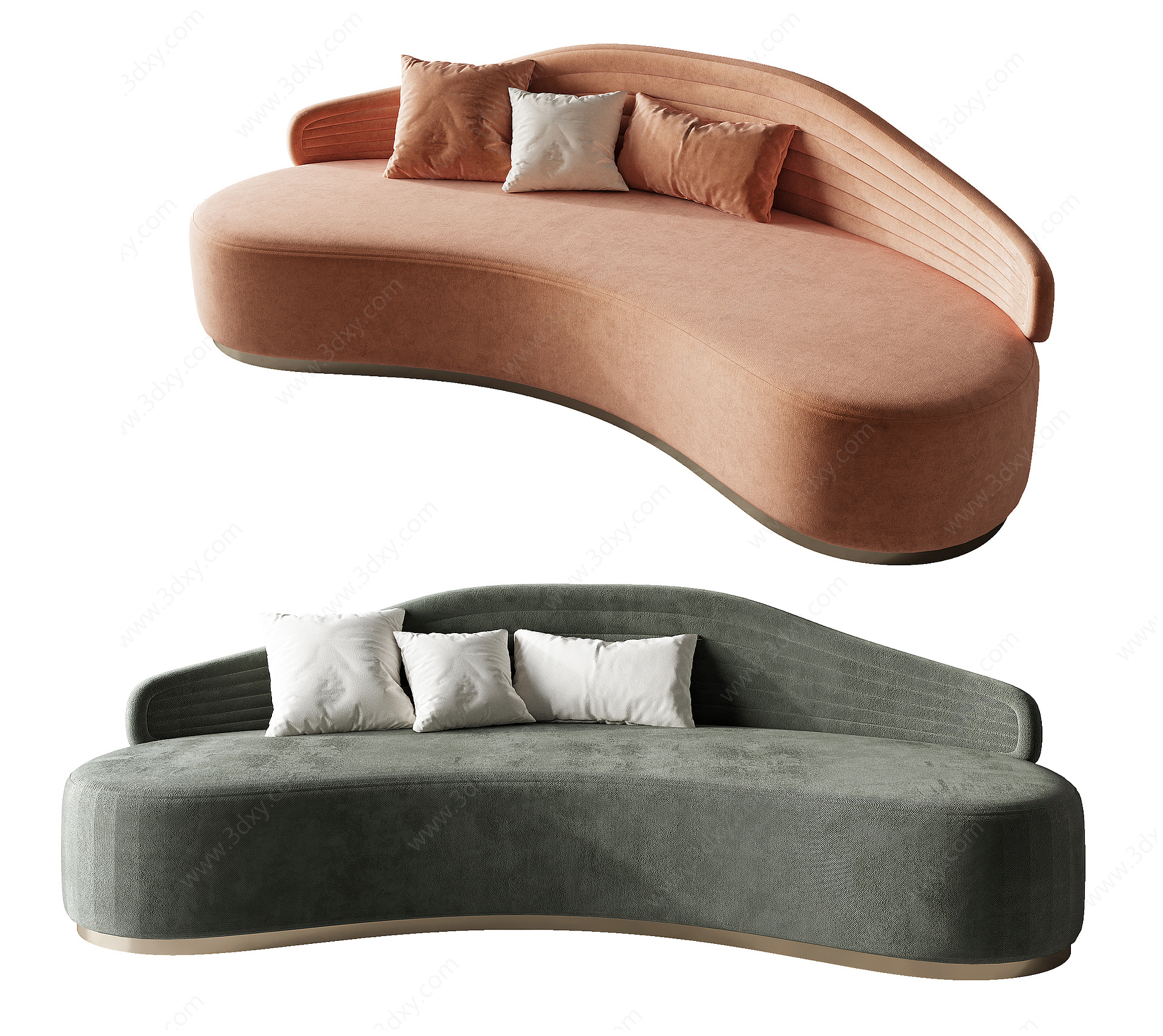 异形沙发3D模型