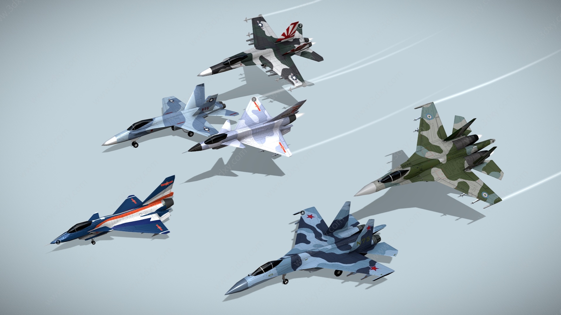 飞机战斗机航空器3D模型