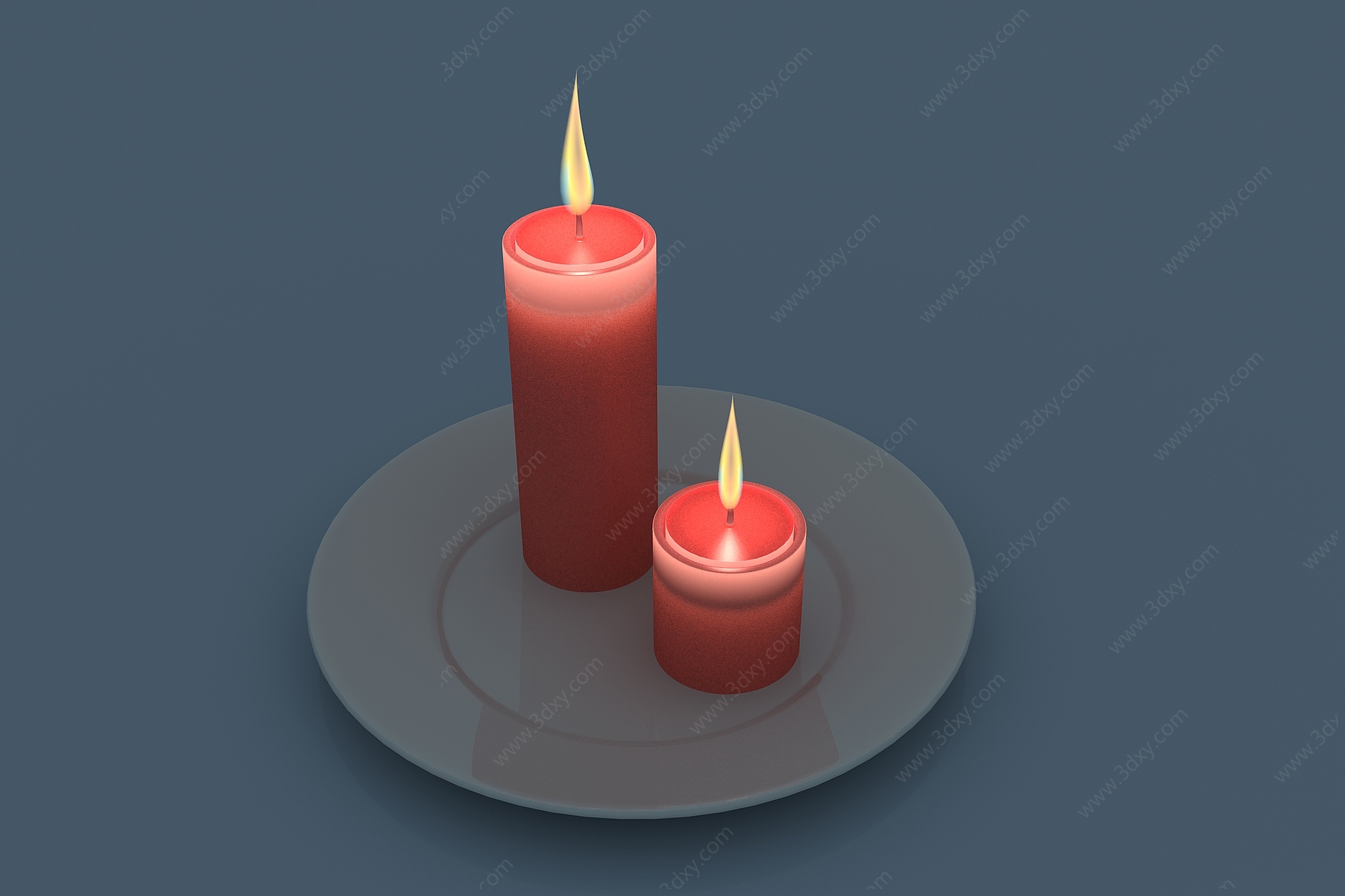 蜡烛3D模型