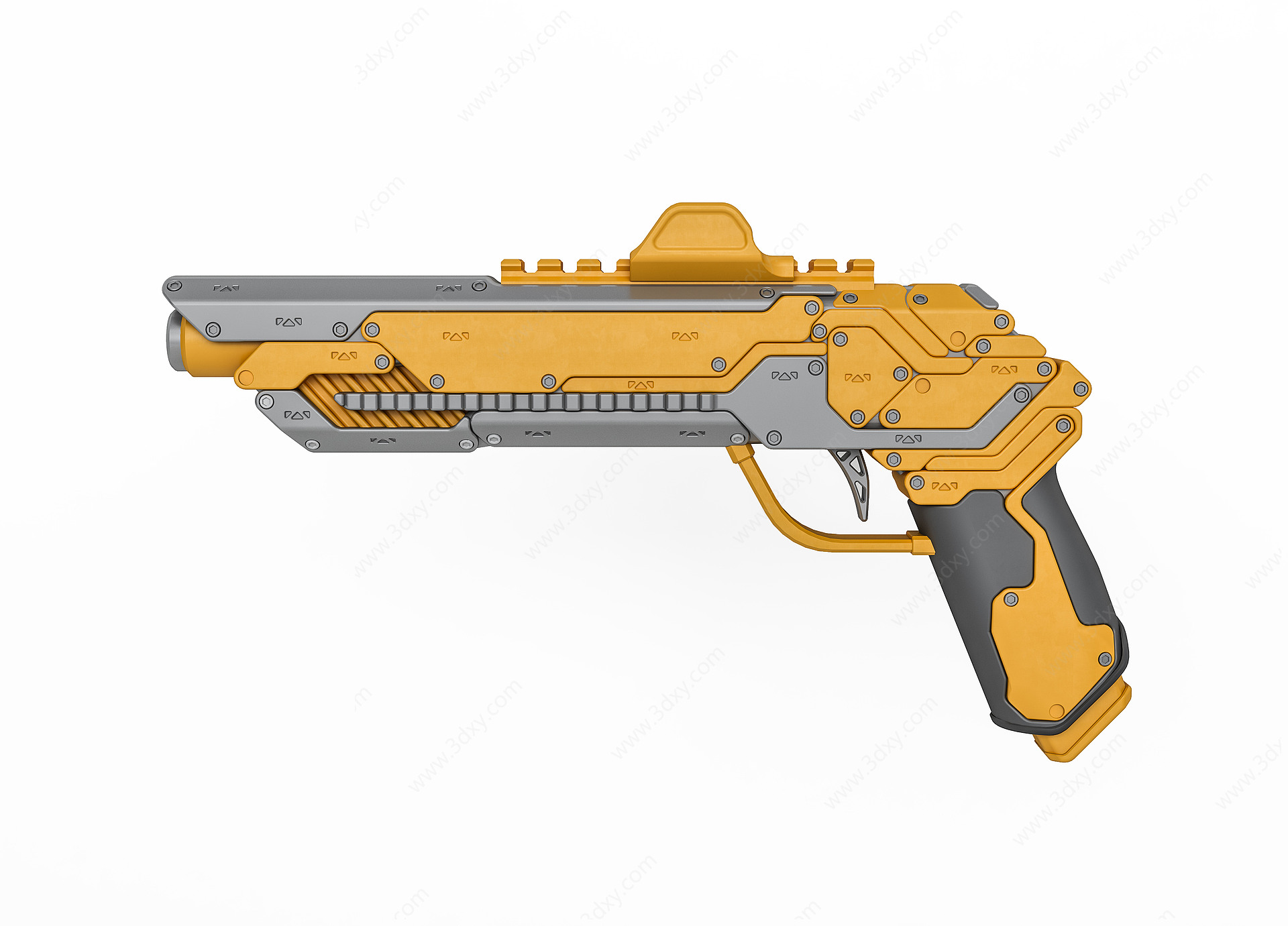 现代玩具手枪玩具枪手枪3D模型