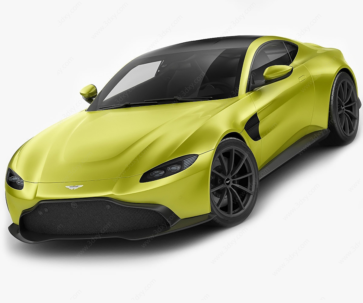 现代阿斯顿马丁轿跑车3D模型