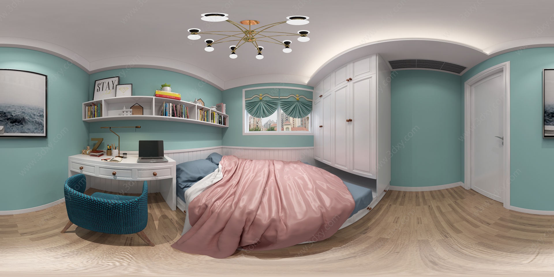 儿童房卧室3D模型
