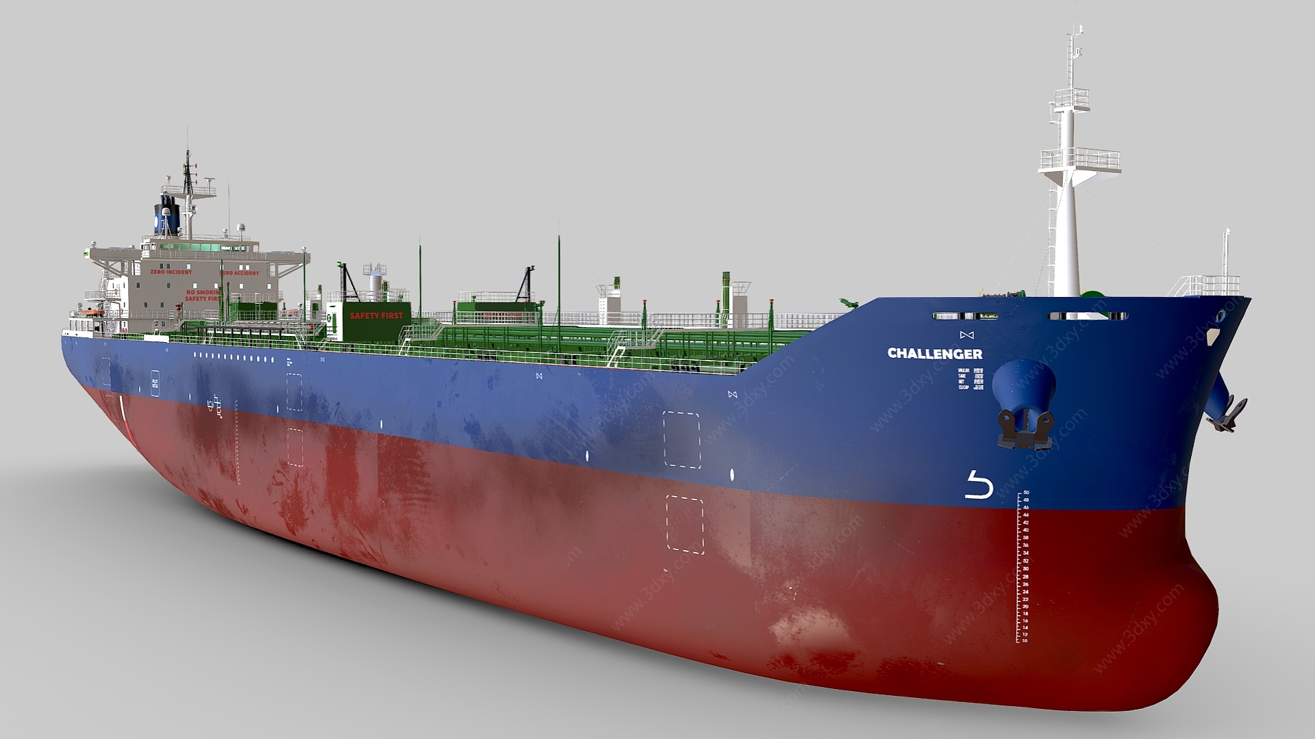 轮船邮轮巨轮3D模型