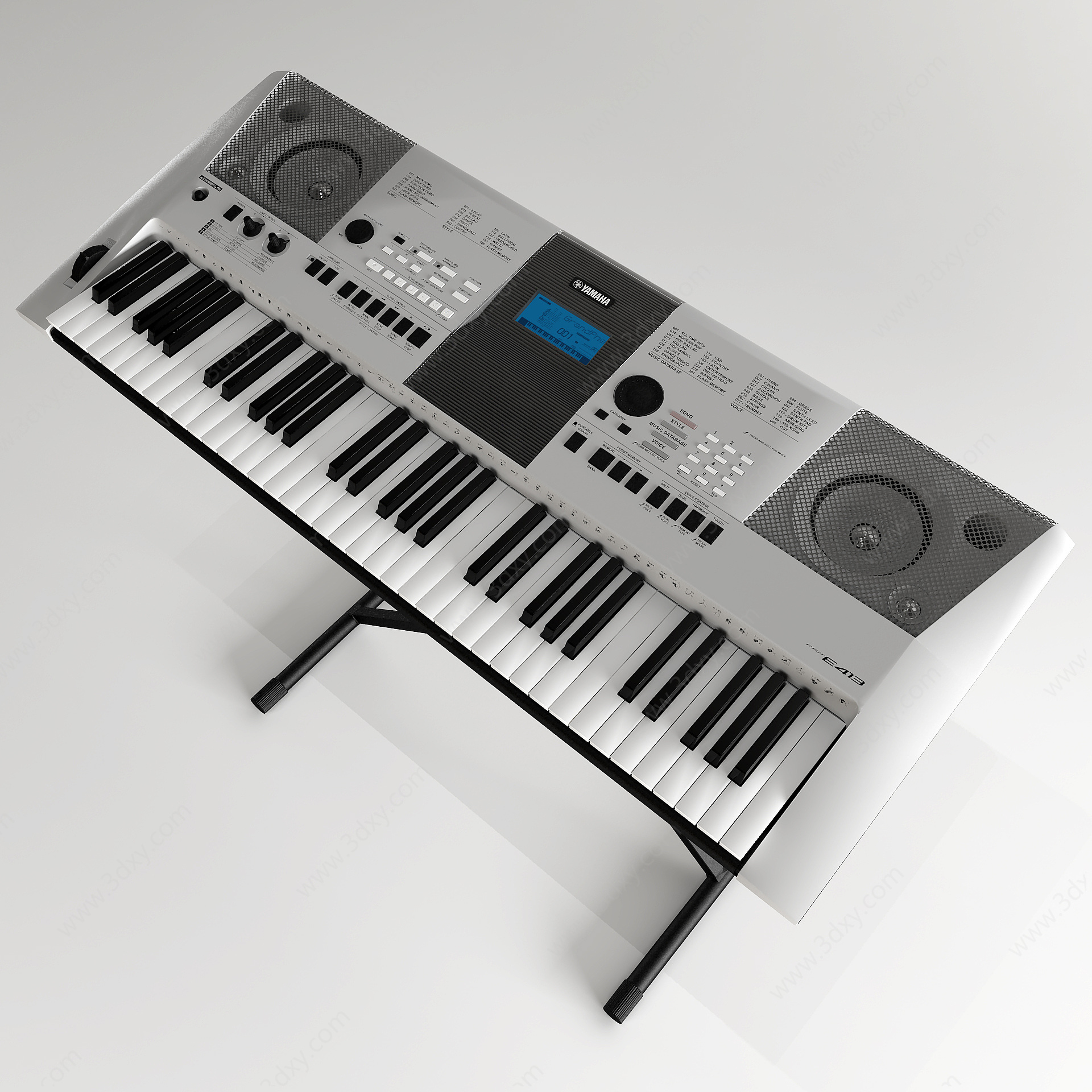 电子琴3D模型