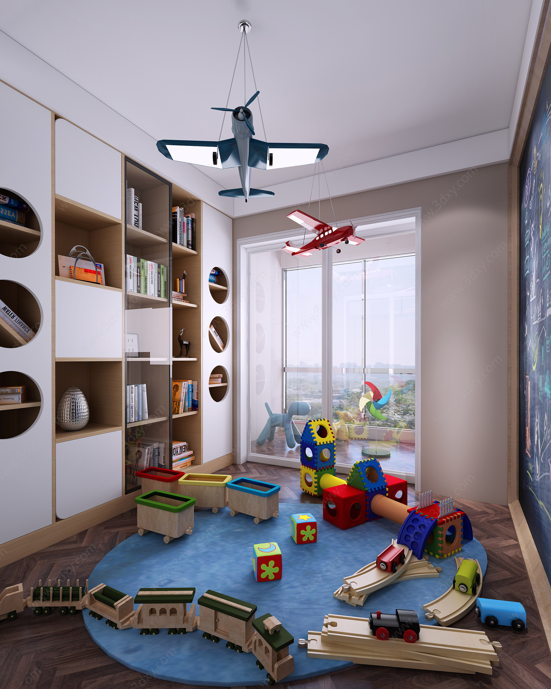 小孩玩具房3D模型