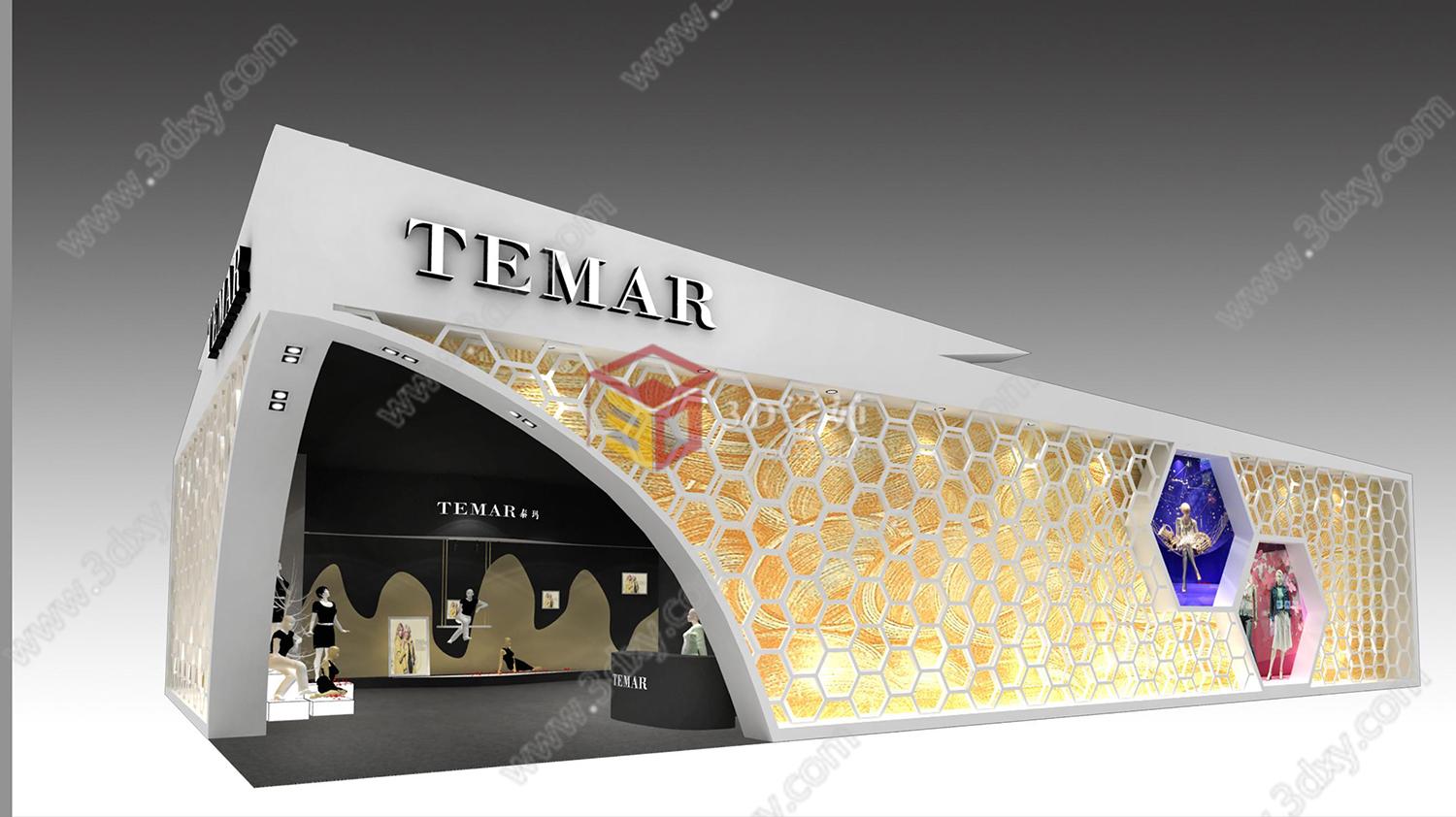 TEMAR服装展台3D模型