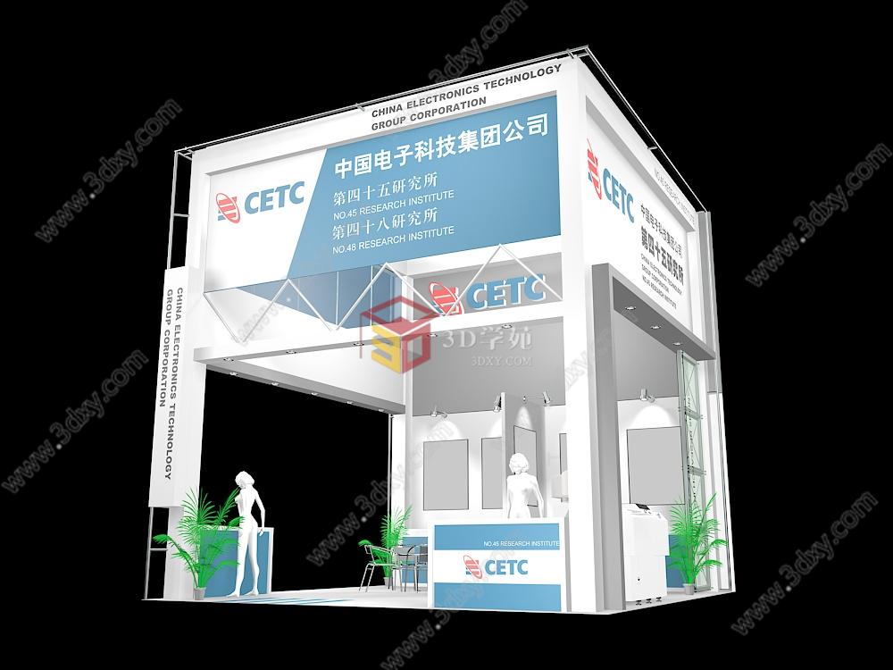 中国电子科技展厅3D模型