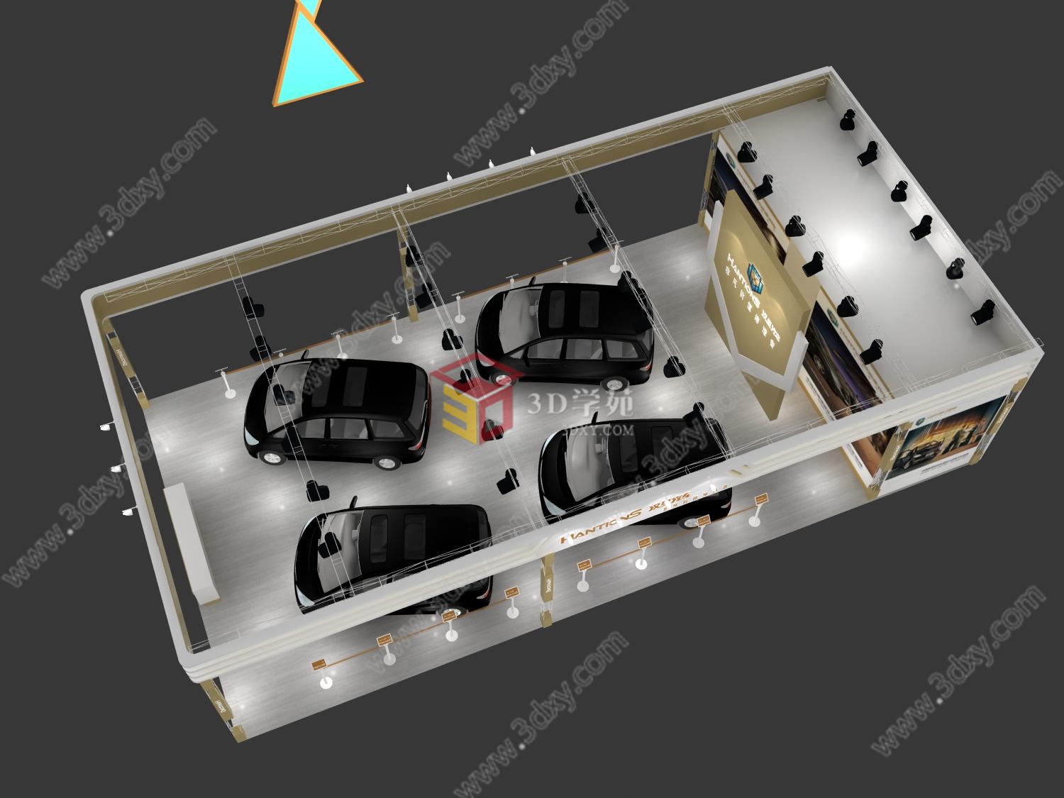 车展-汉星汽车3D模型