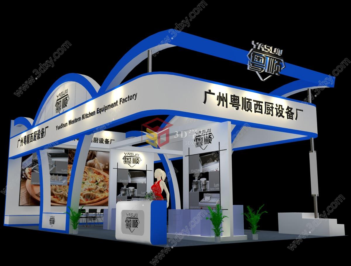粤顺西厨3D模型