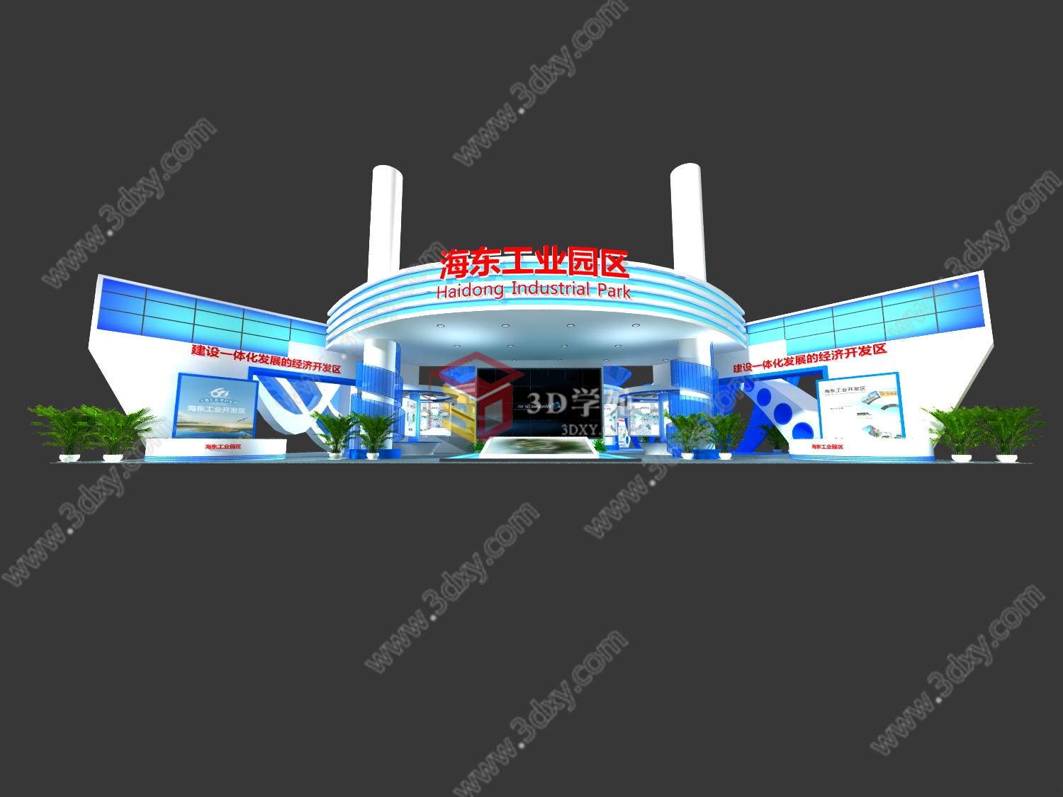 24X40青海东海展位3D模型