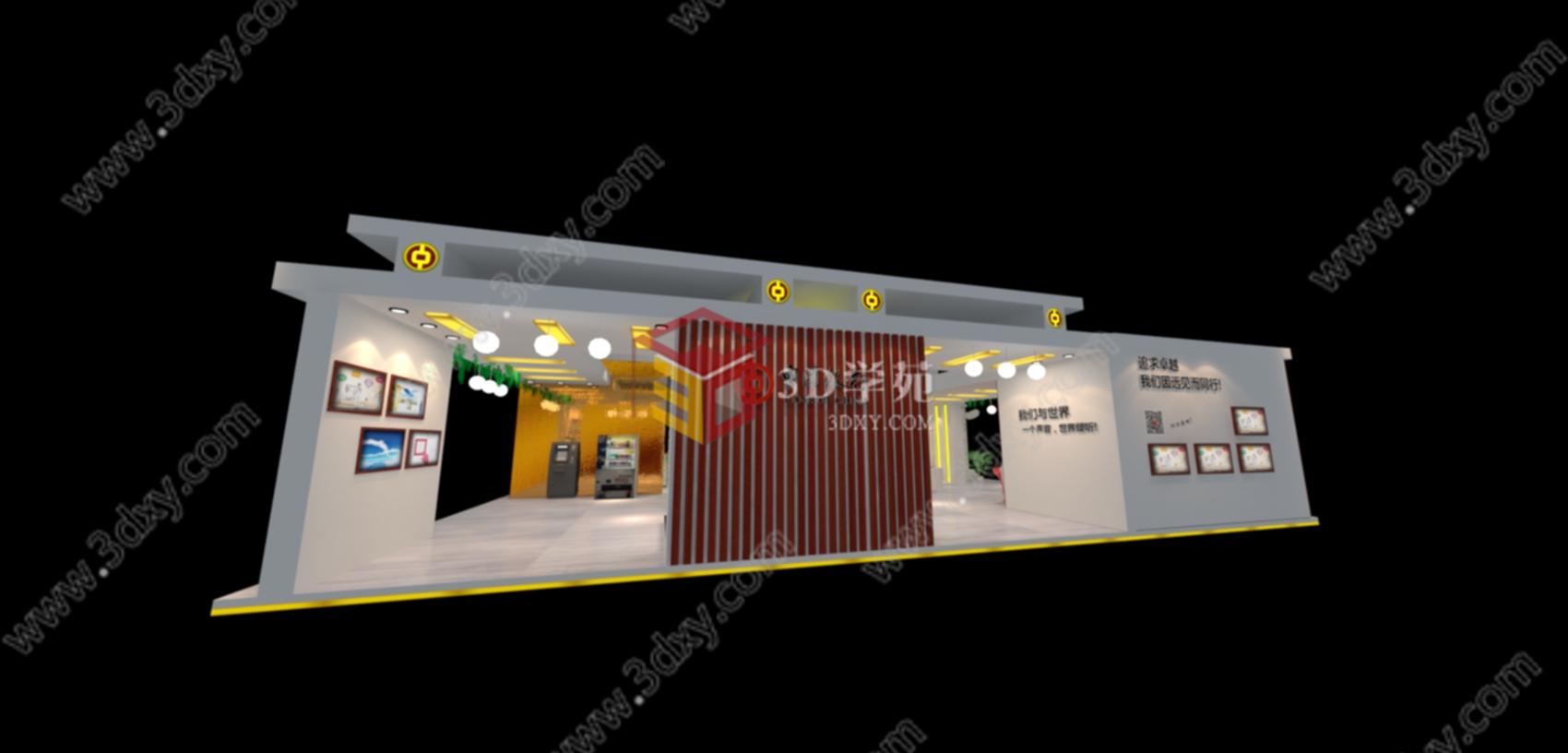 11X18中国银行3D模型