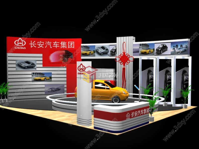 汽车公司展厅3D模型