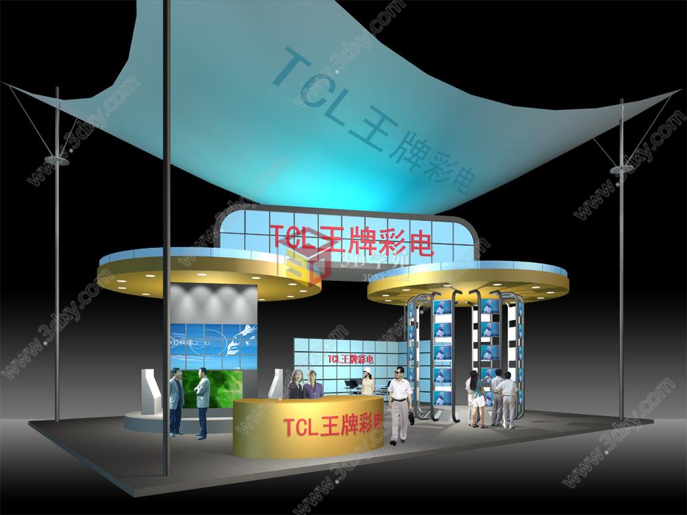 TCL电视展厅3D模型