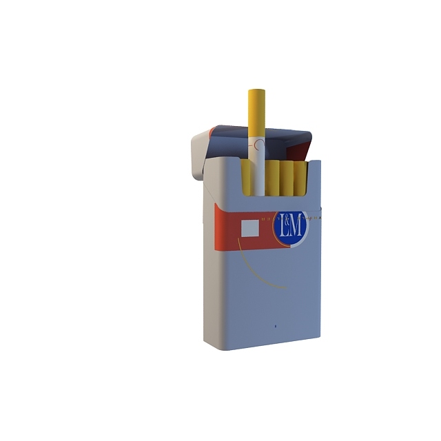 烟盒3D模型