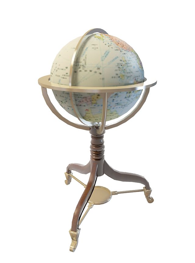 地球仪3D模型