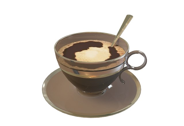 花式咖啡3D模型