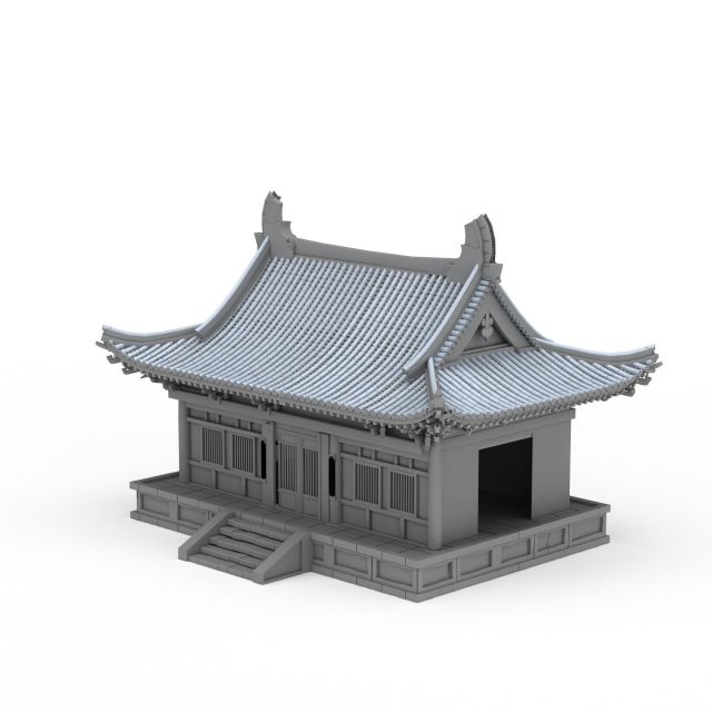 古代民居房屋3d模型
