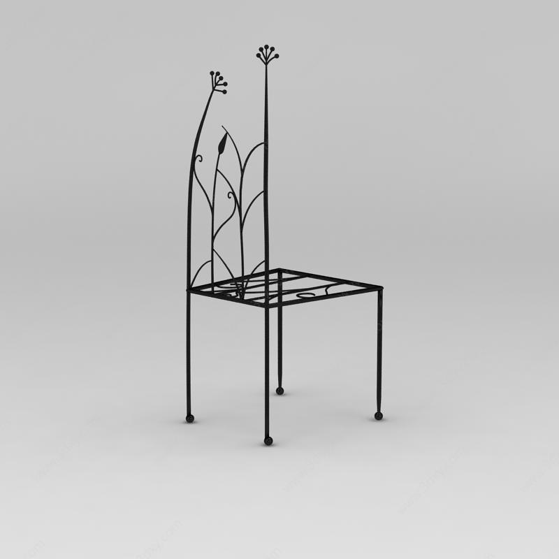 创意铁艺椅子模型