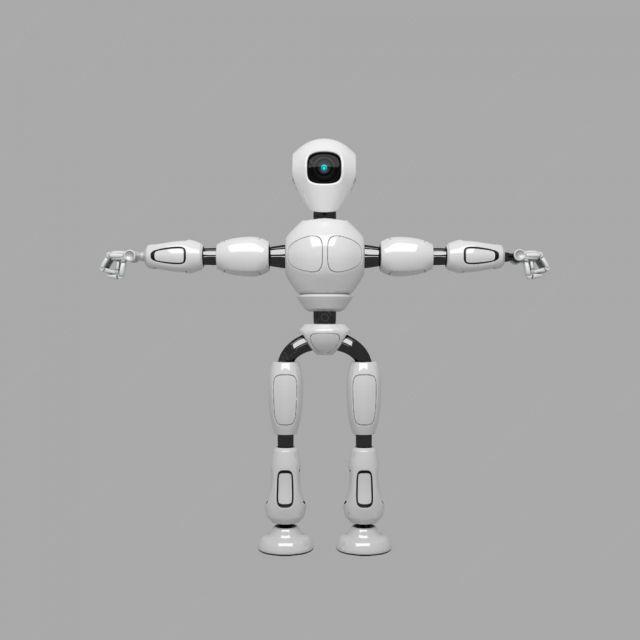 原创科幻机器人3d模型