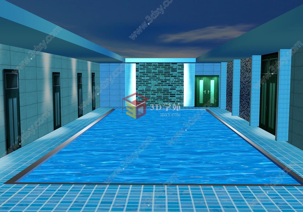 游泳池3D模型