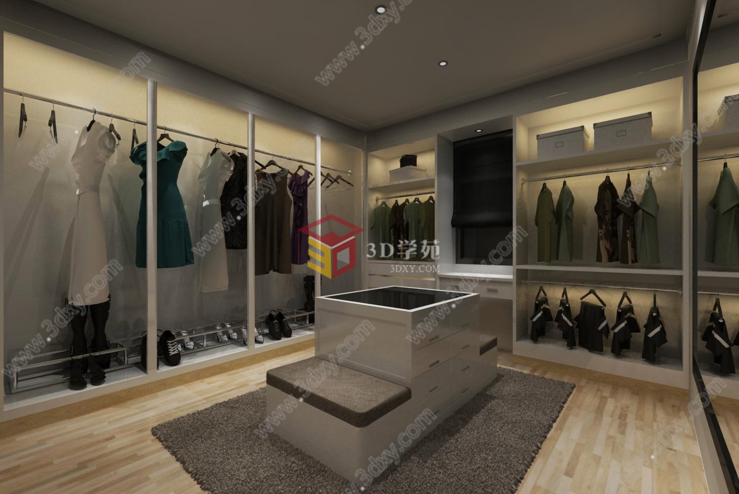 服装专卖店3D模型