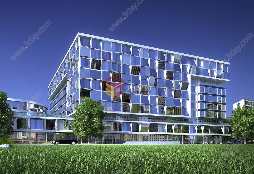 现代公寓建筑3D模型