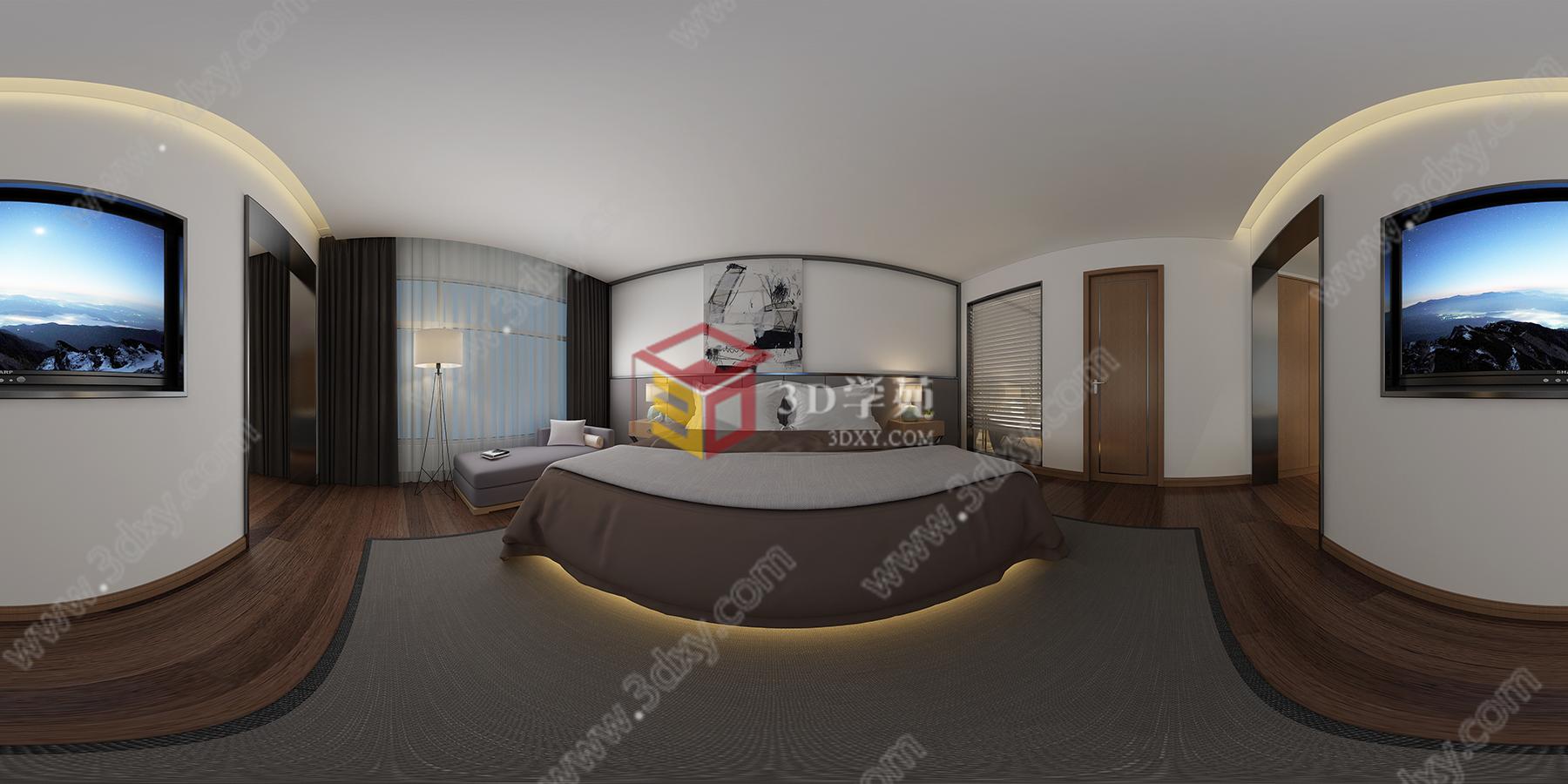 卧室全景3D模型