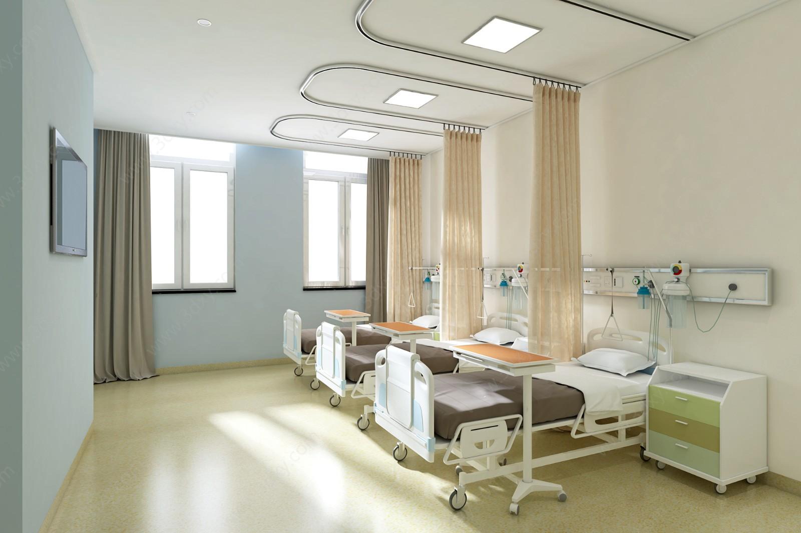 医院病房3D模型