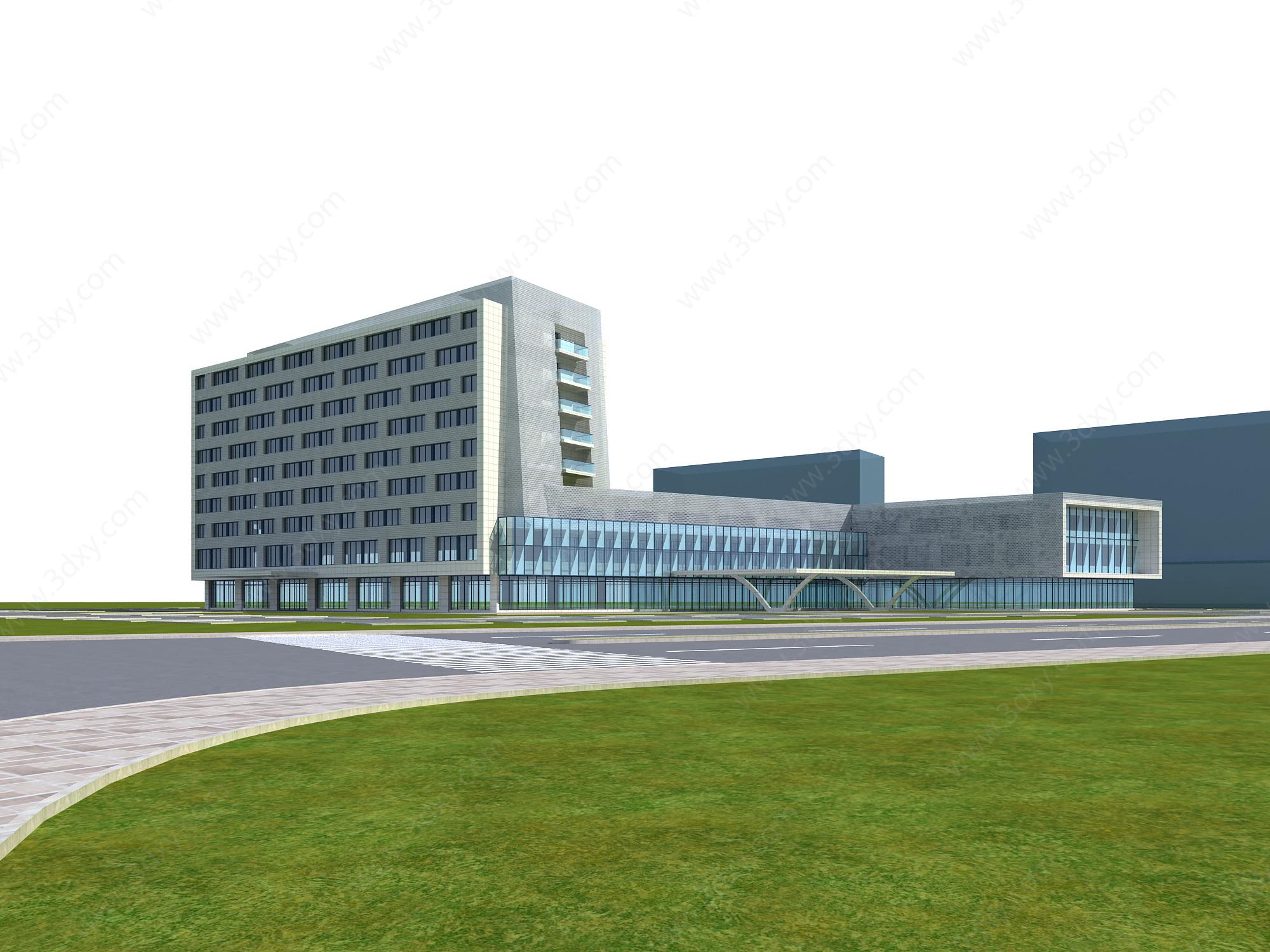 办公楼3D模型